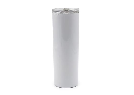 30oz White Skinny Tumbler Sublimation