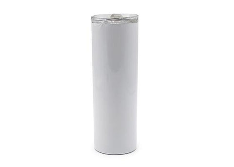 30oz White Skinny Tumbler Sublimation