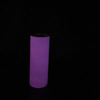 20 oz STRAIGHT Skinny sublimation Glow In The Dark (Pink-Purple)